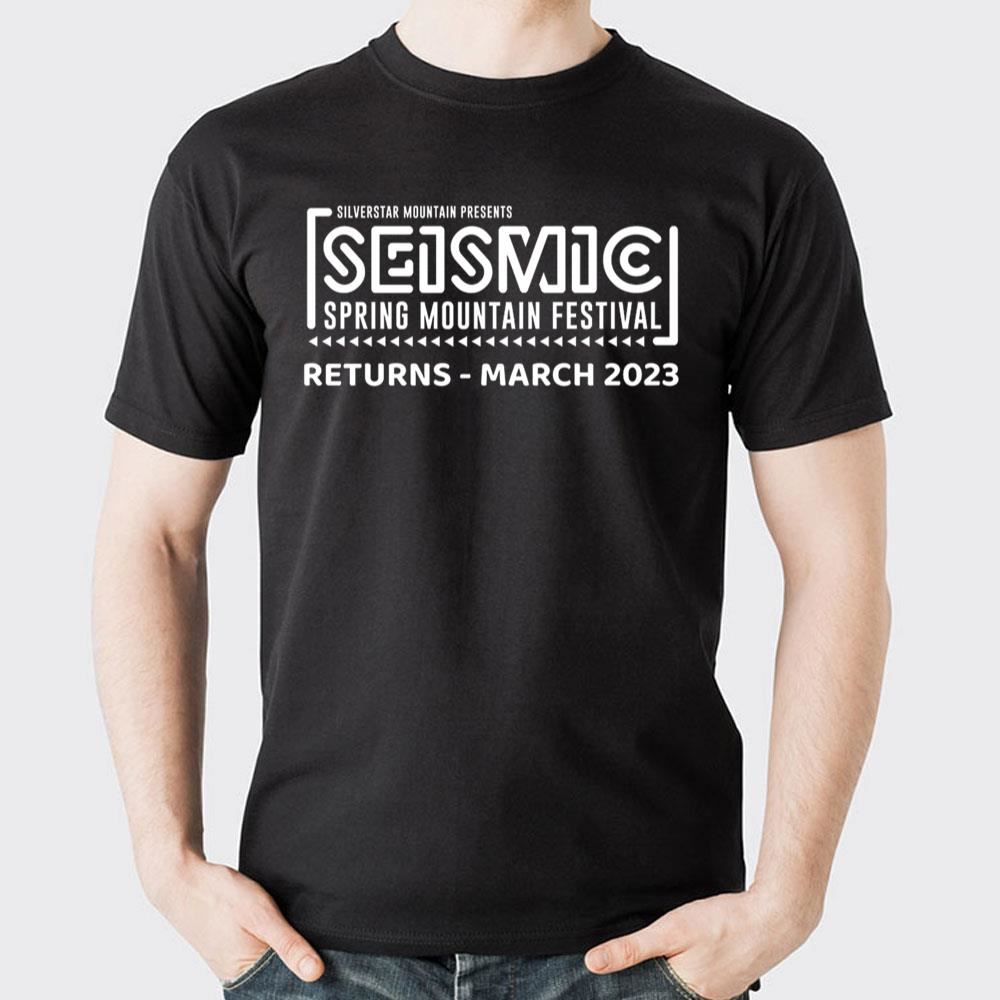 Seismic Spring Mountain Festival 2023 Limited Edition T-shirts